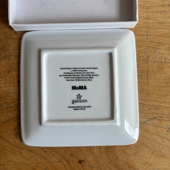 NIB! Galison for MoMA - Herbert Bayer Porcelain Tray - Picture 3 of 4